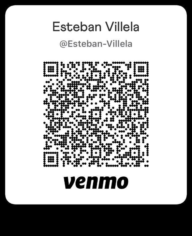 Venmo QR code for @Esteban-Villela